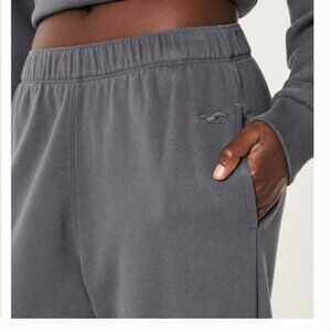 Hollister Dark Gray Jogger Sweatpants Large